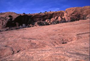 Scenery along the Delicate Arch trail