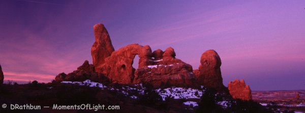 Early Light on Turret Arch